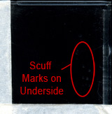 Scuff marks