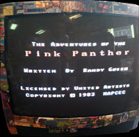 ColecoVision Pink Panther Title Screen