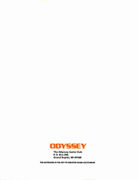 "Welcome to the Wonderful World of Odyssey²" Brochure, Page 6
