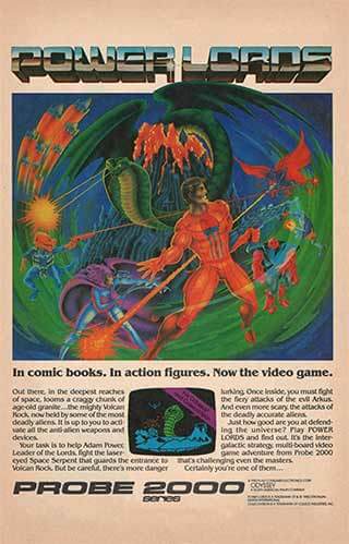 Power Lords: In comic books, action figures, Now the video game.
