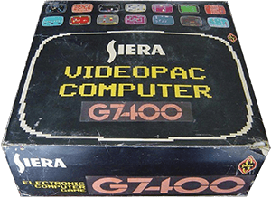 Siera Videopac + G7400 Console Box