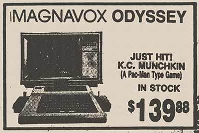 Minnesota Fats ad from Nov. 13, 1981 - Closeup of Odyssey2 portion