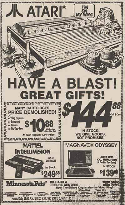 Minnesota Fats ad from Nov. 13, 1981